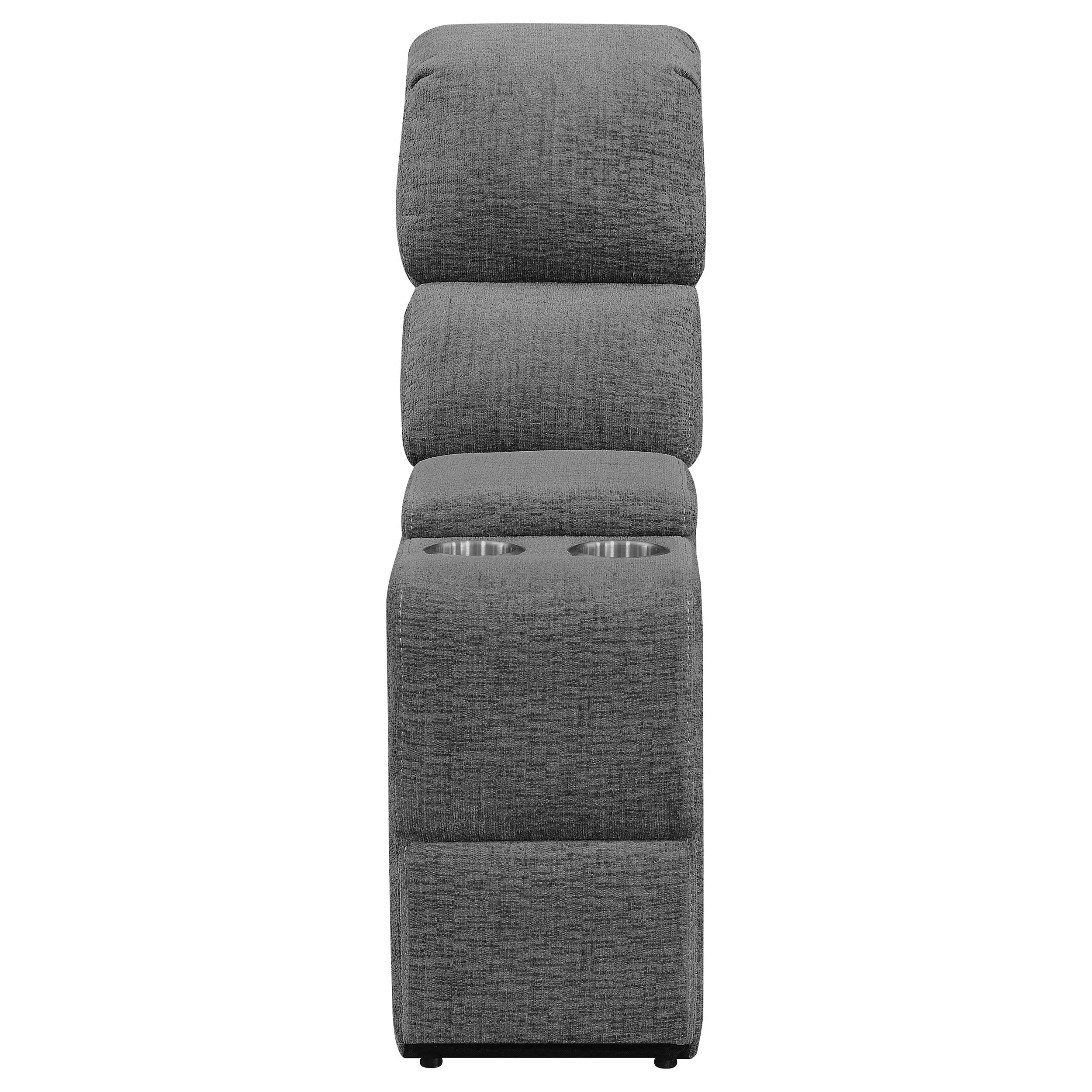 Bahrain  Power Home Theater Seating Charcoal