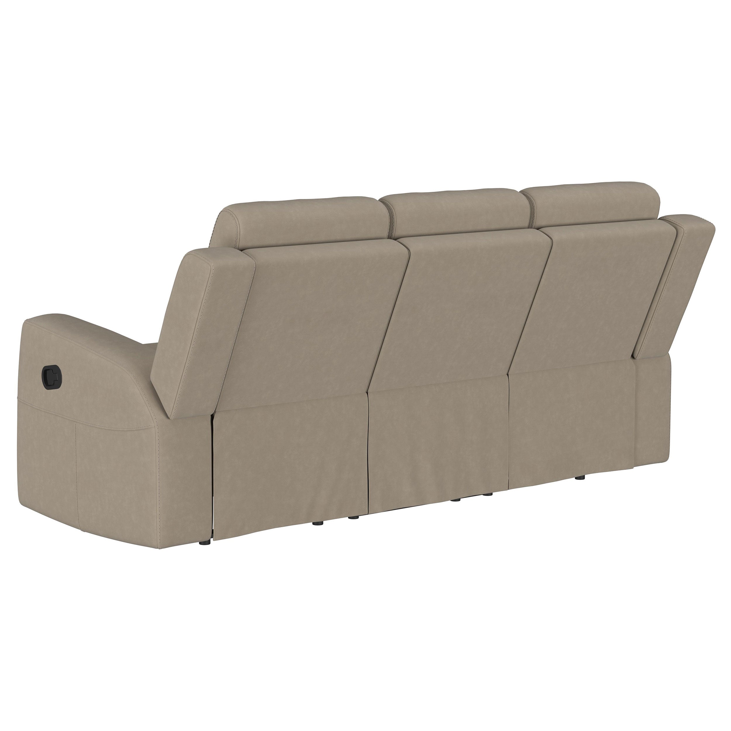 Brentwood  Upholstered Reclining Sofa Set Charcoal