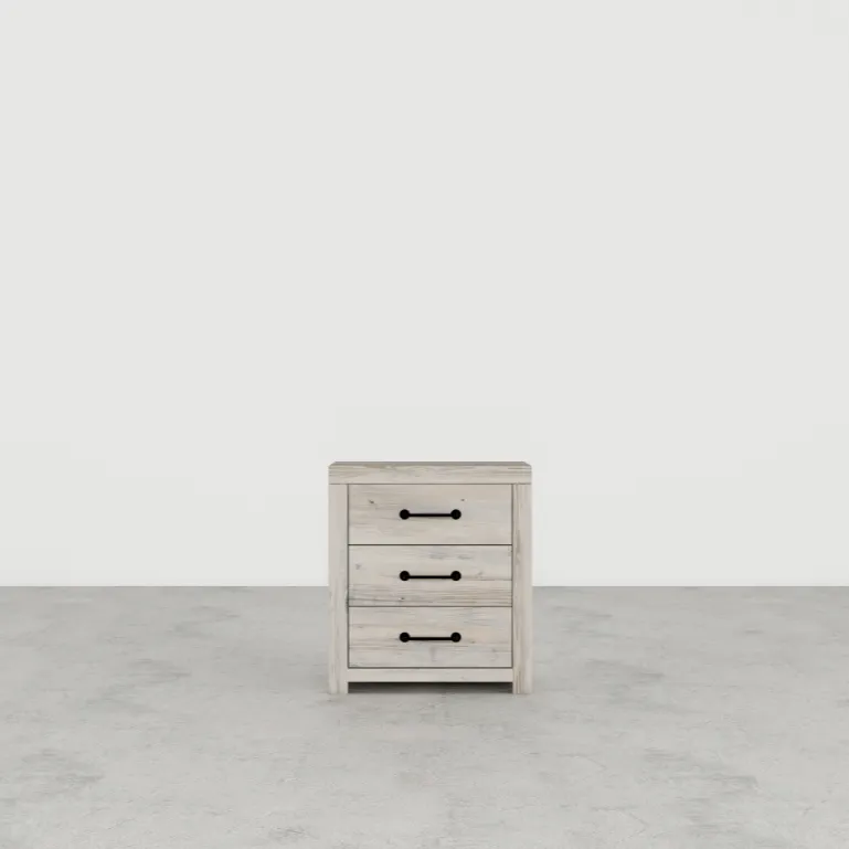 3-Drawer Nightstand