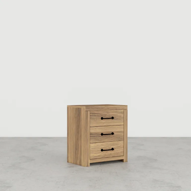 3-Drawer Nightstand
