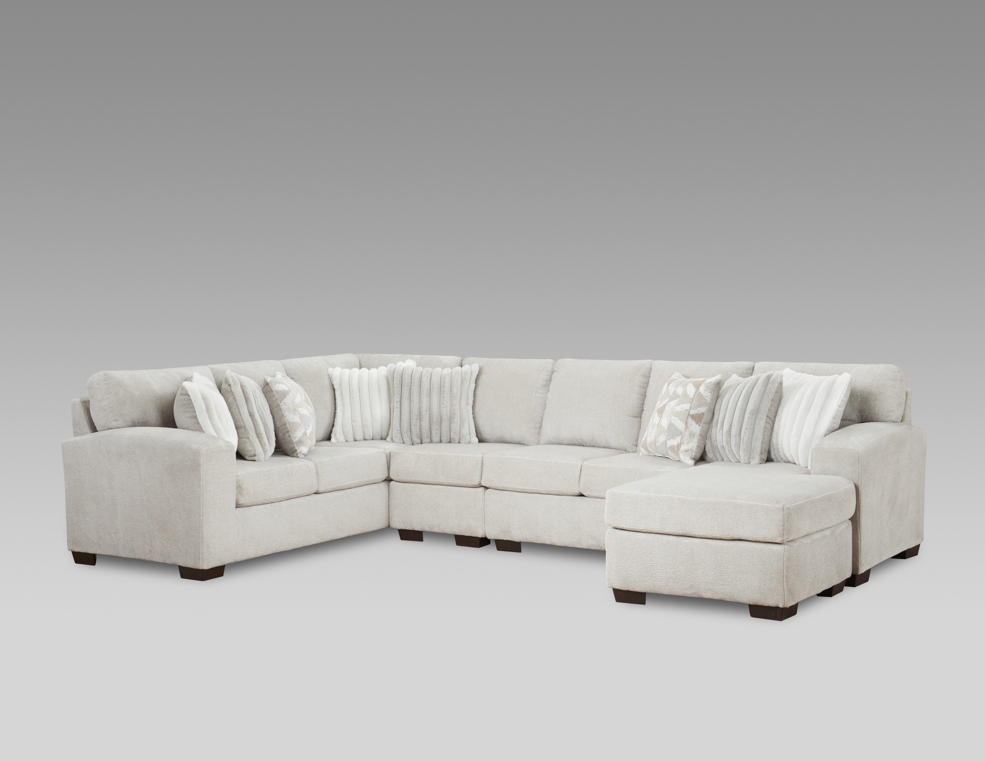 Posh Dove Sectional Sofa