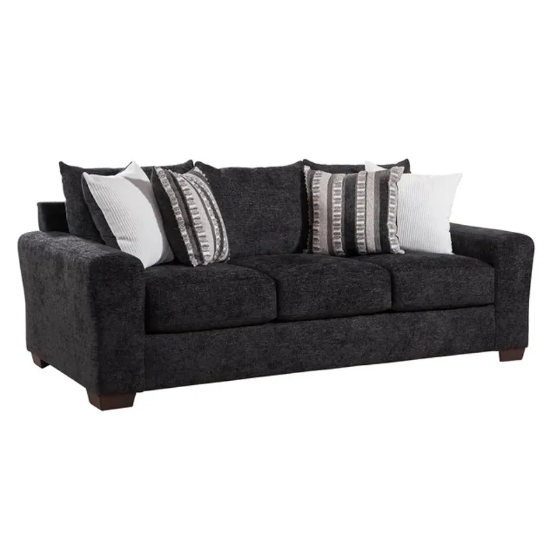 Zazie Onyx Sofa and Loveseat Set