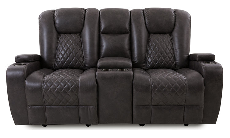 Transformer Granite Reclining Sofa and Loveseat set, Microfiber