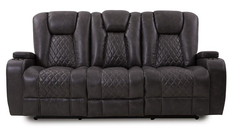Transformer Granite Reclining Sofa and Loveseat set, Microfiber