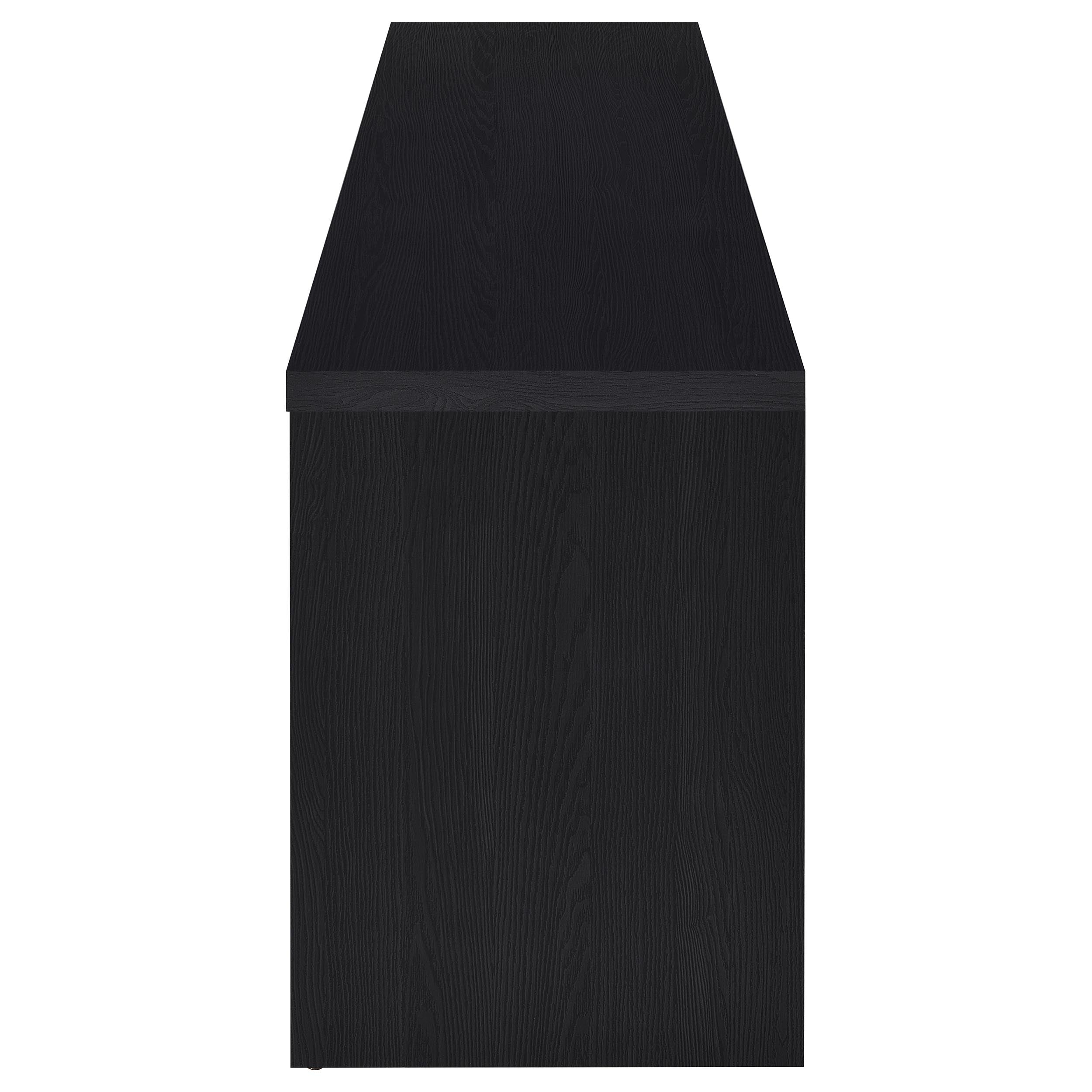 Winfield  Entertainment Center 60-inch TV Stand Black