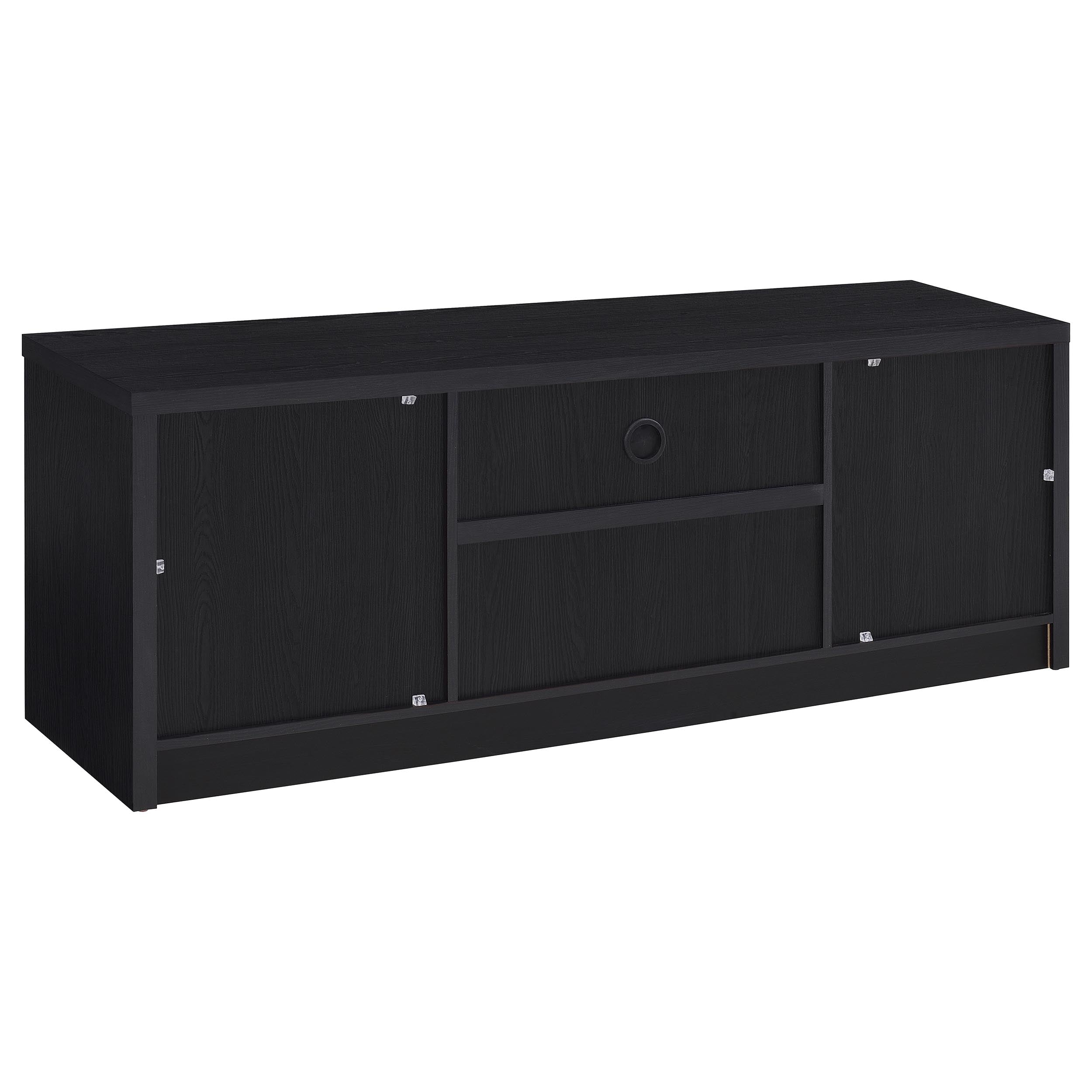 Winfield  Entertainment Center 60-inch TV Stand Black