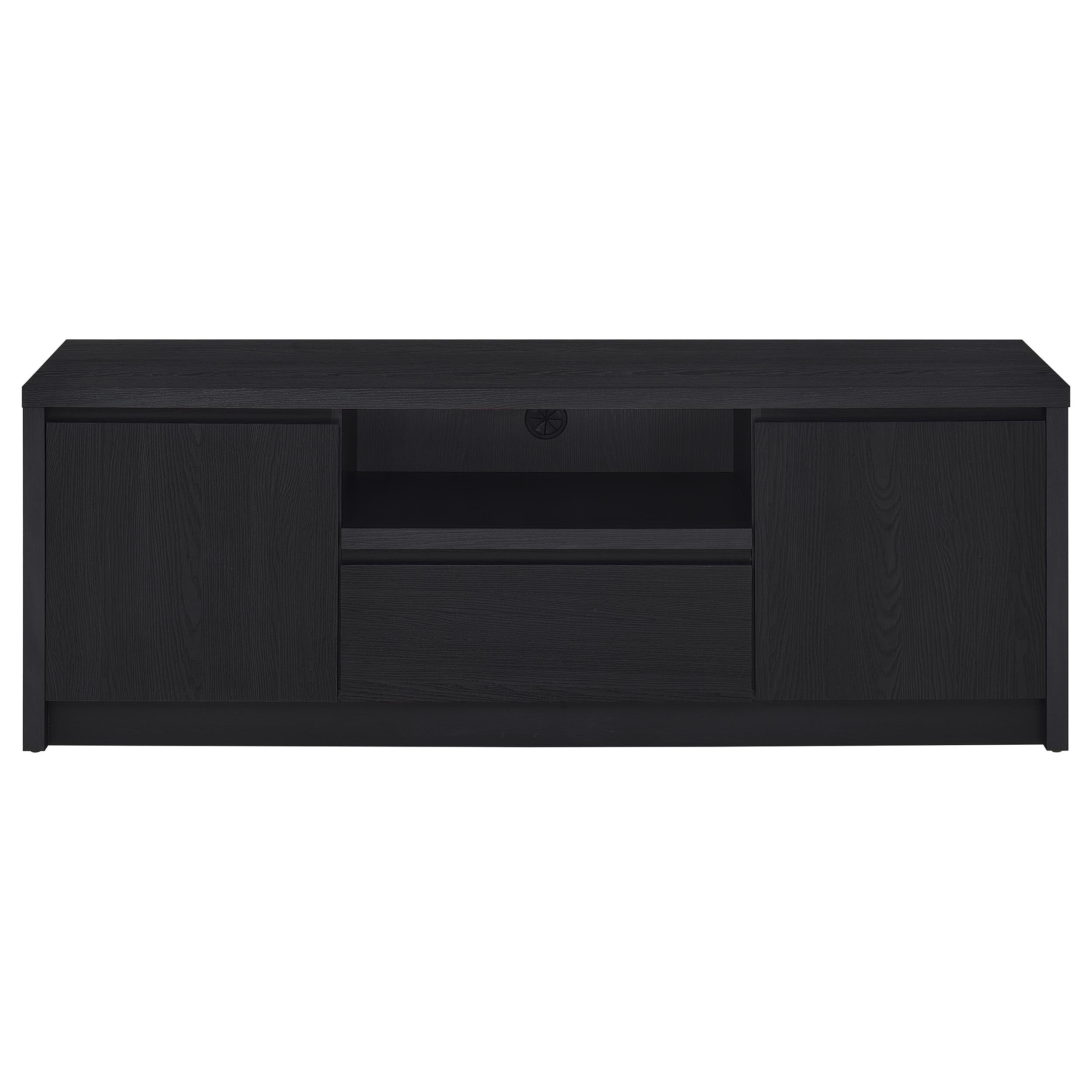 Winfield 2-door TV Stand Media Console Black
