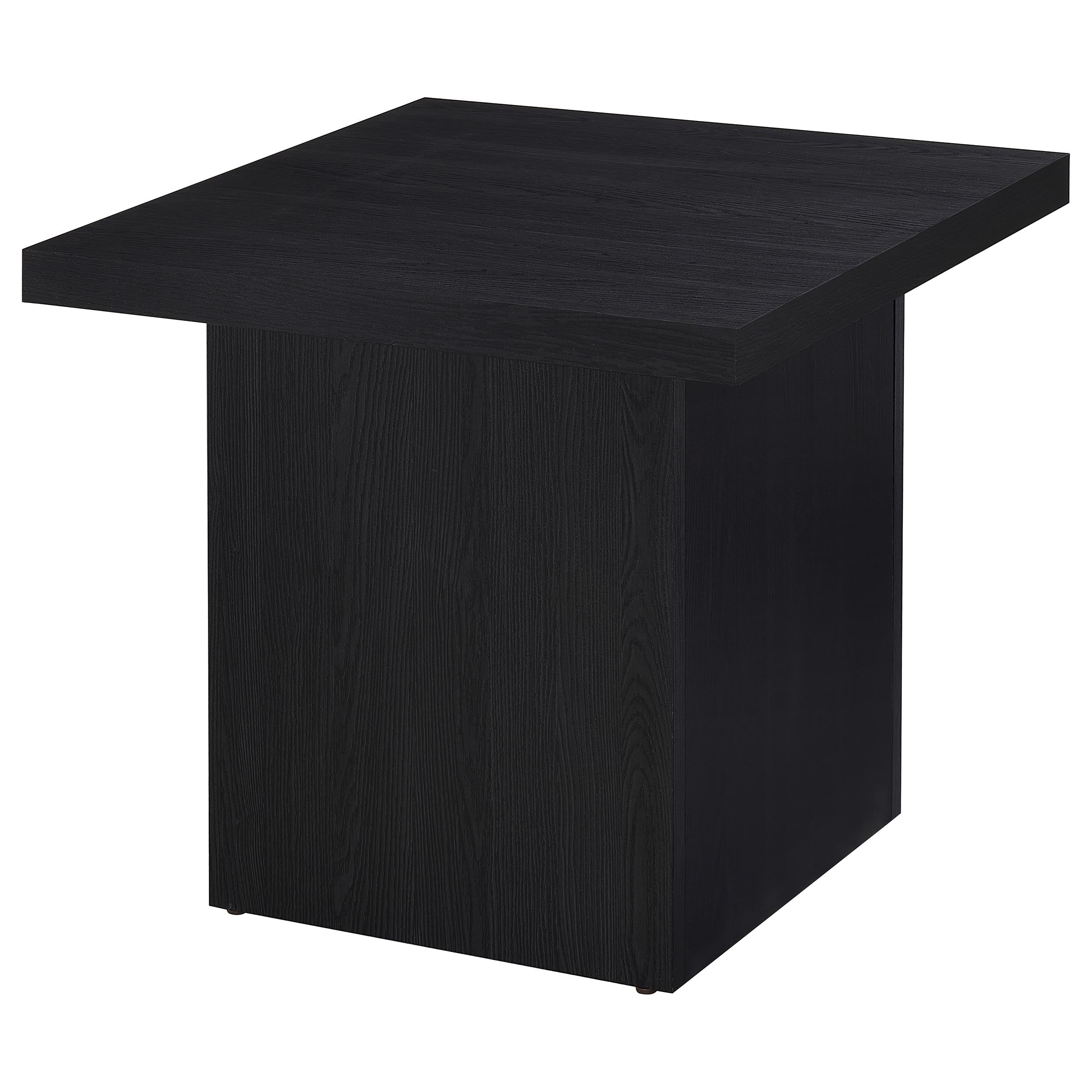 Max  Rectangular Coffee and End Table Set Black