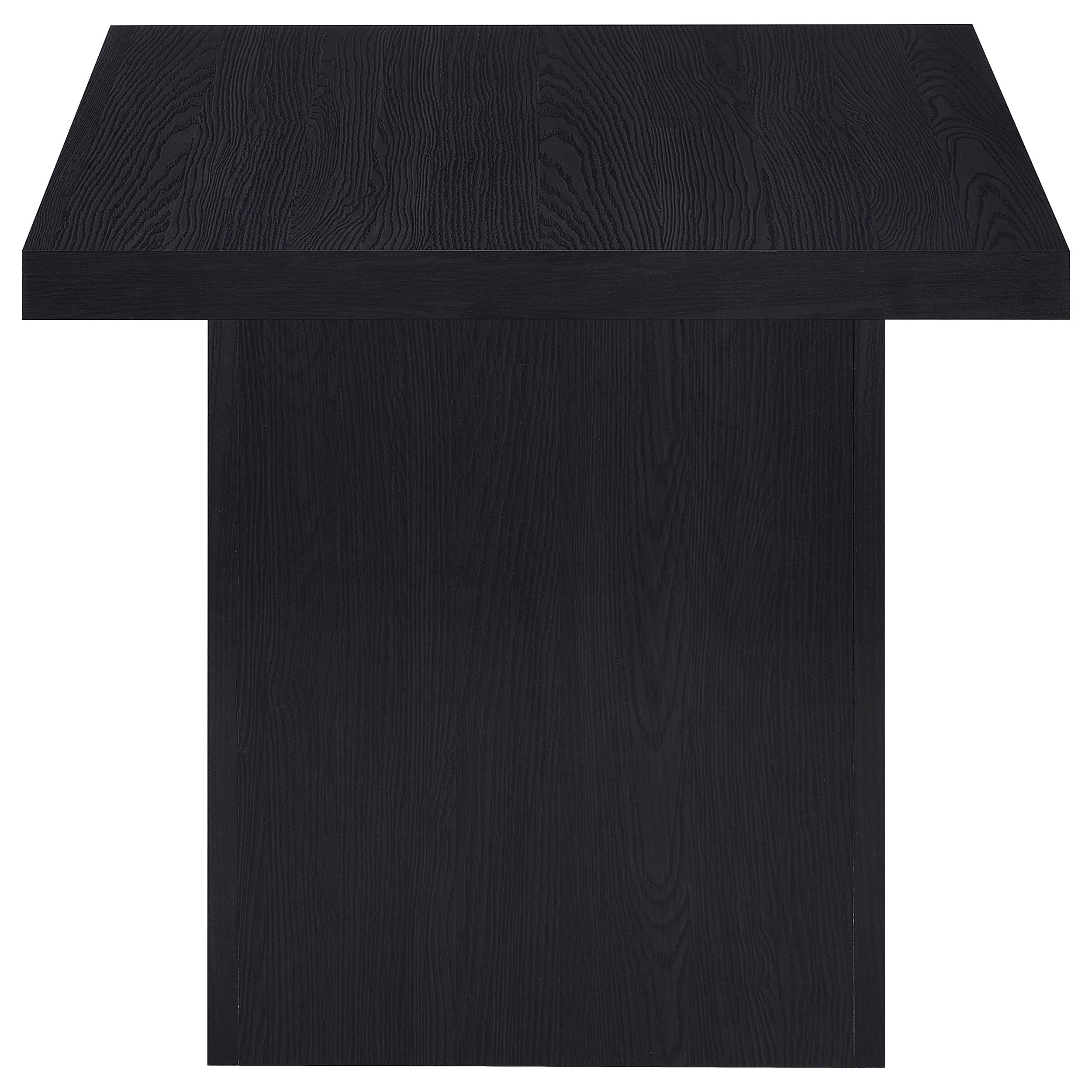 Max  Rectangular Coffee and End Table Set Black