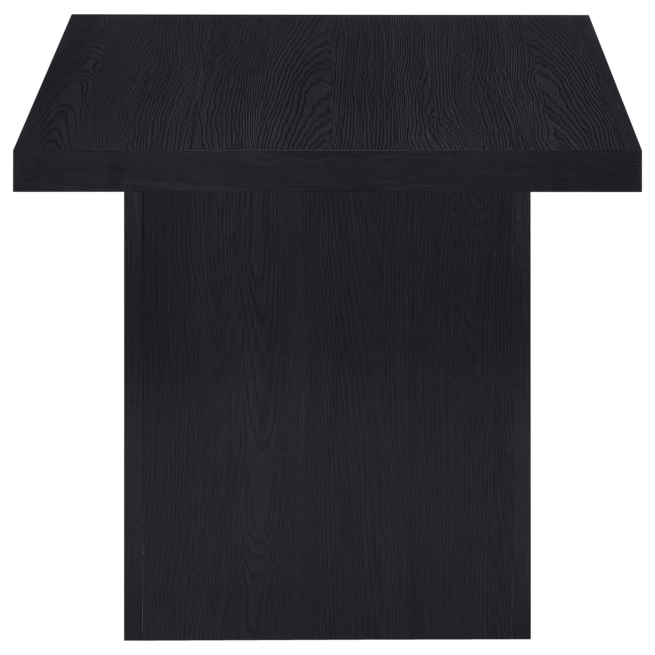 Max  Rectangular Coffee and End Table Set Black