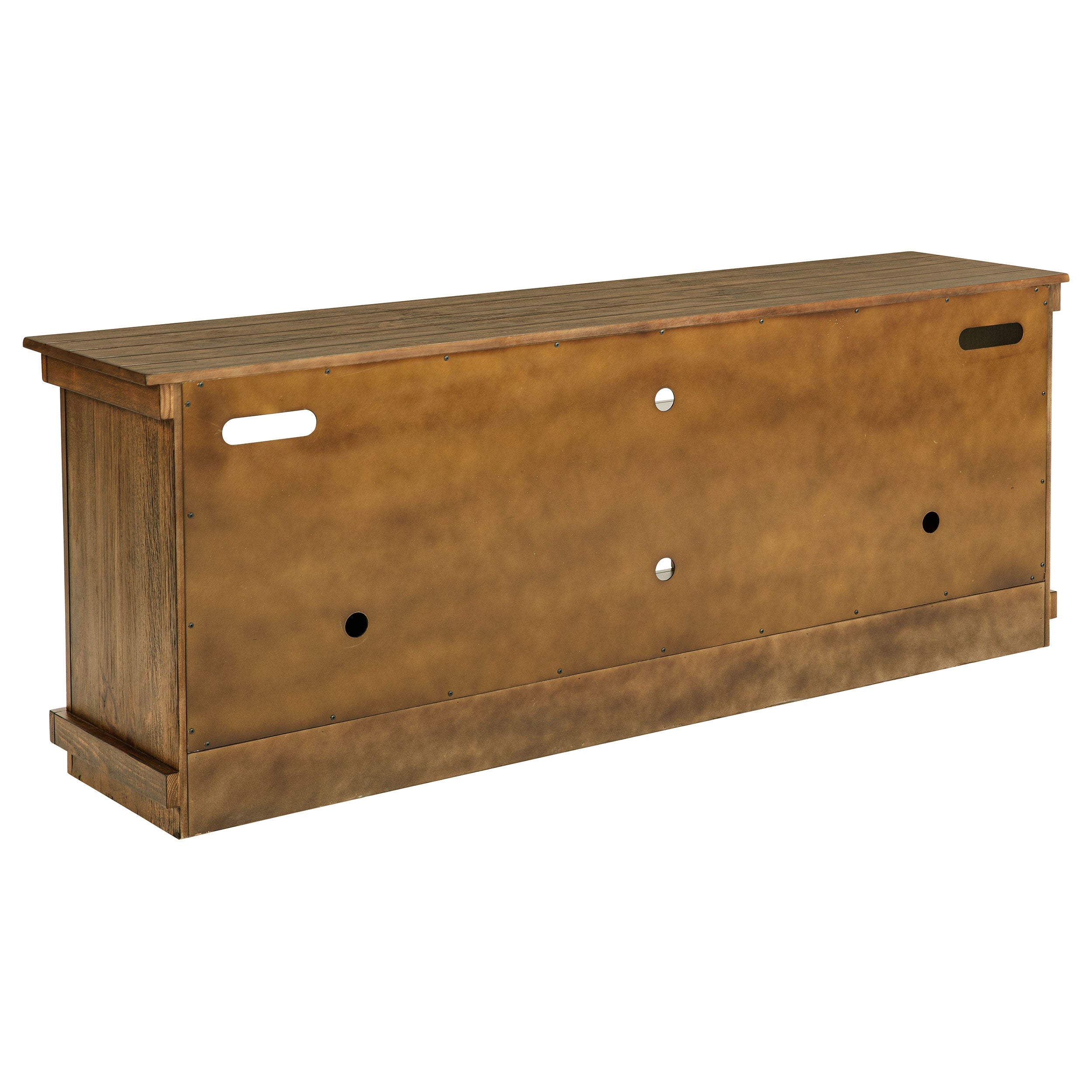 Payne 60-inch TV Stand Media Console Distressed Brown