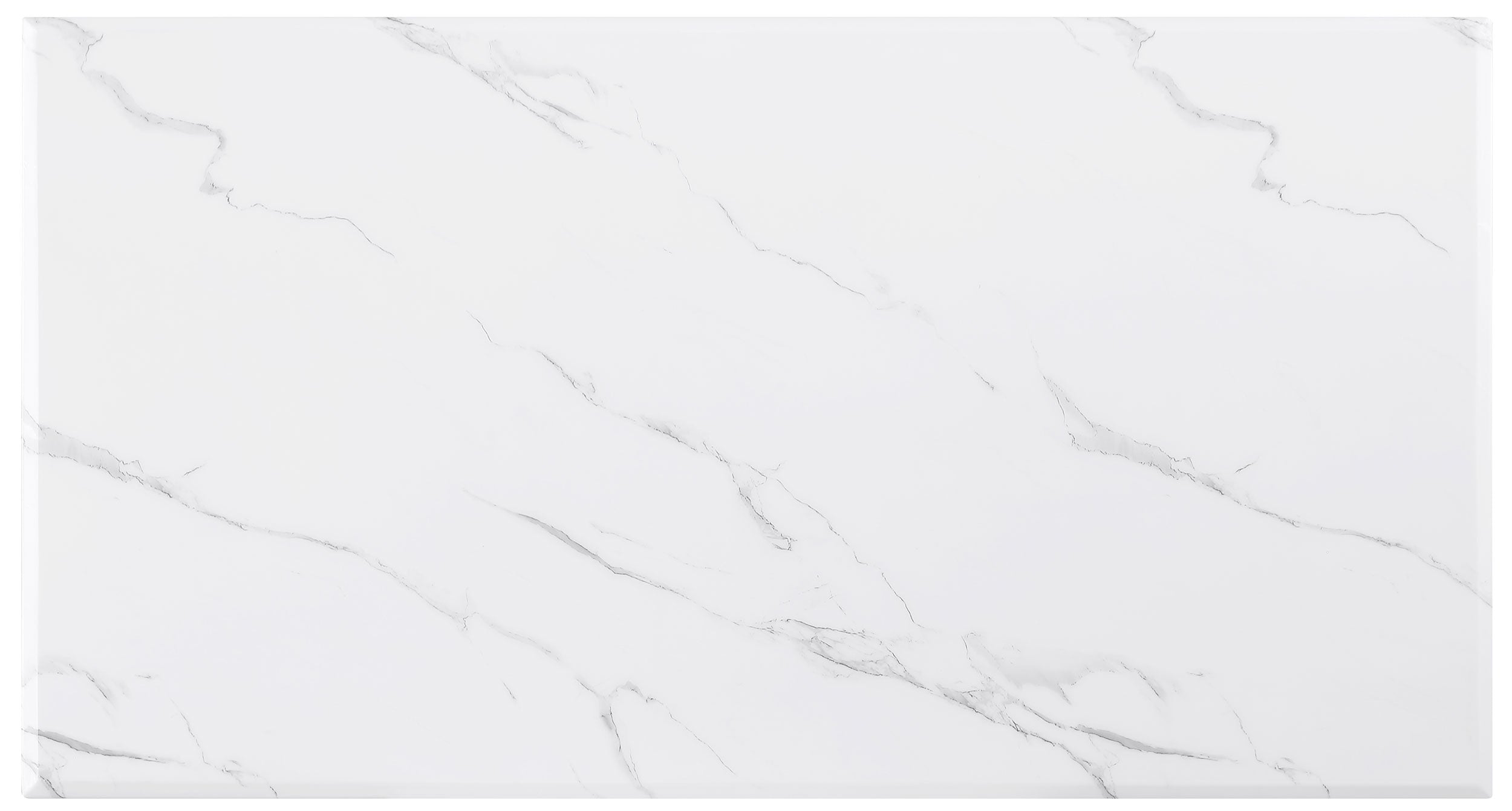 Visalia  Faux Marble Coffee and End Table Set White
