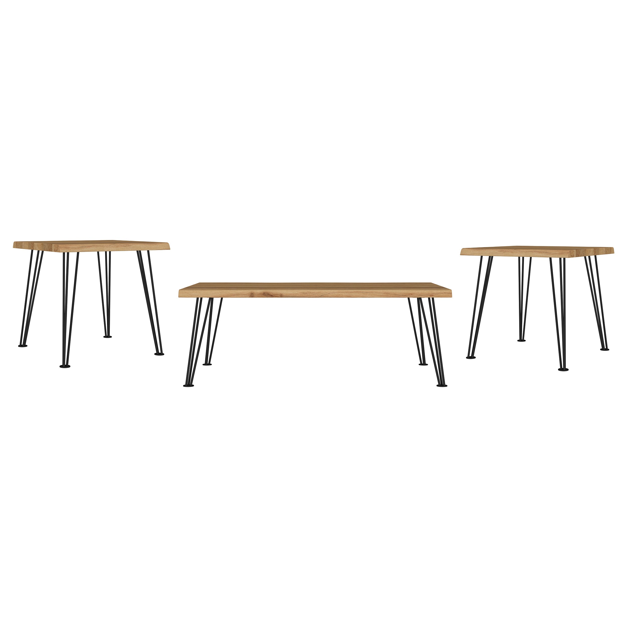 Zander  Rectangular Coffee and End Table Set Natural