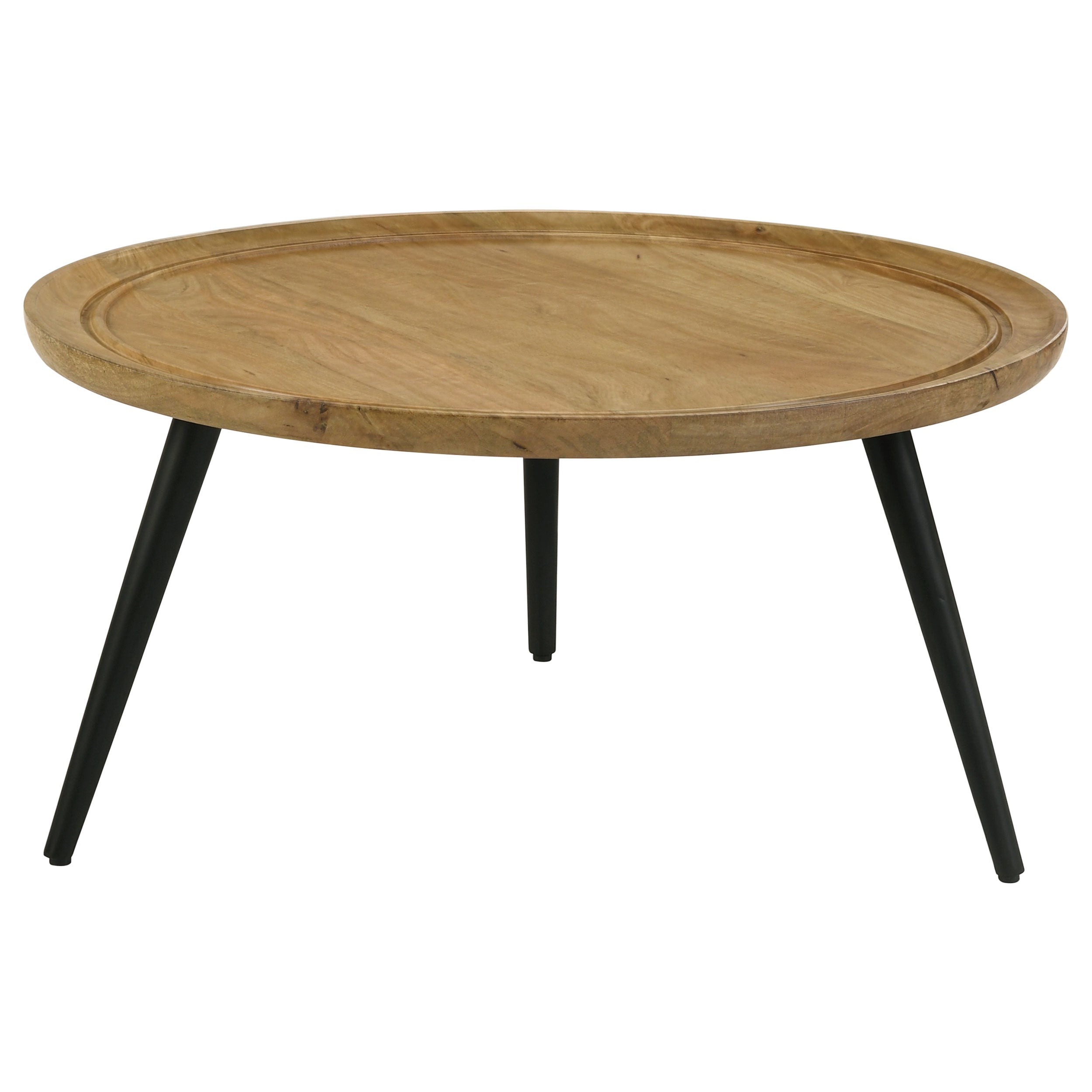 Zoe  Mango Wood Coffee and End Table Set Natural