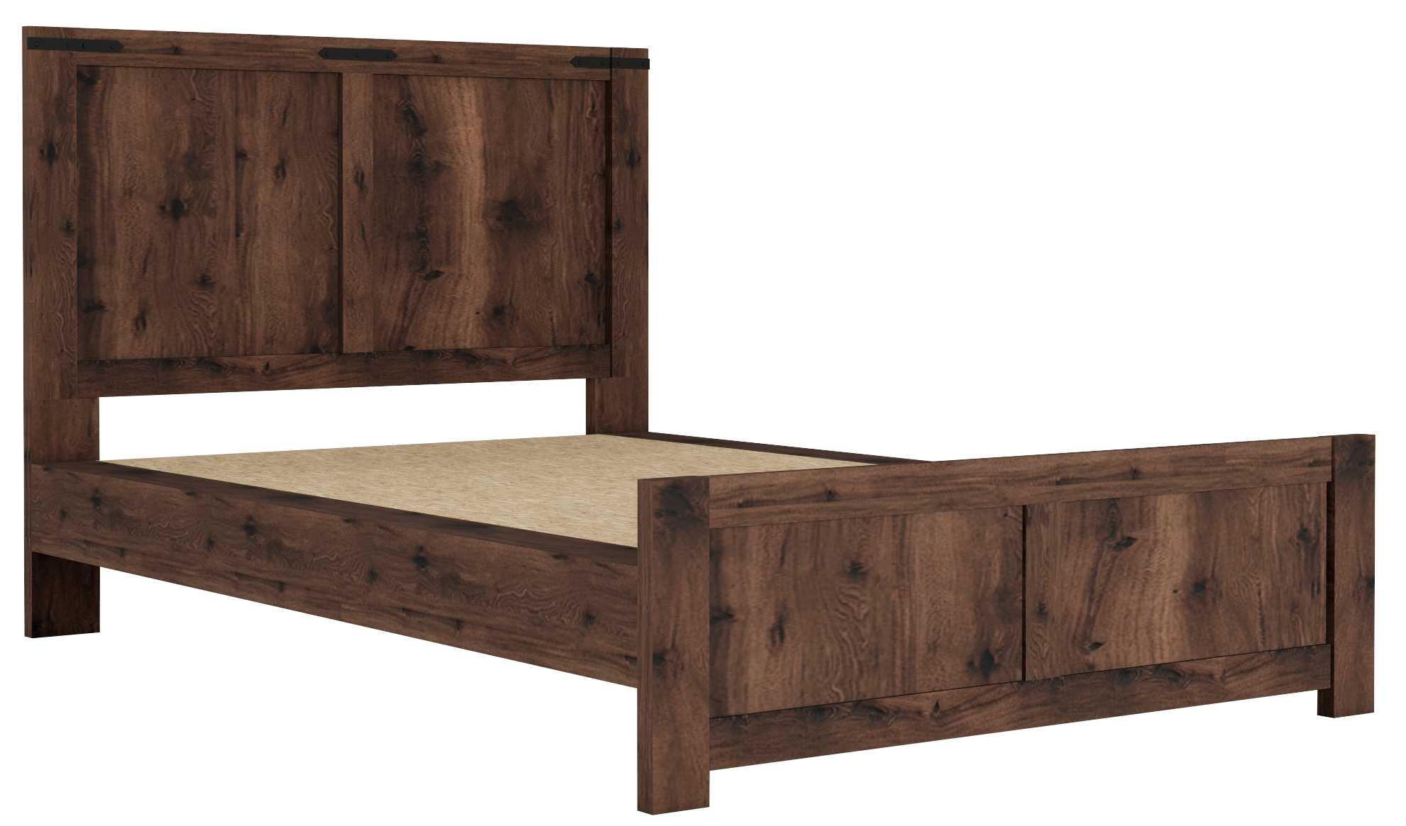 Aspen Oak Bed, Queen / King