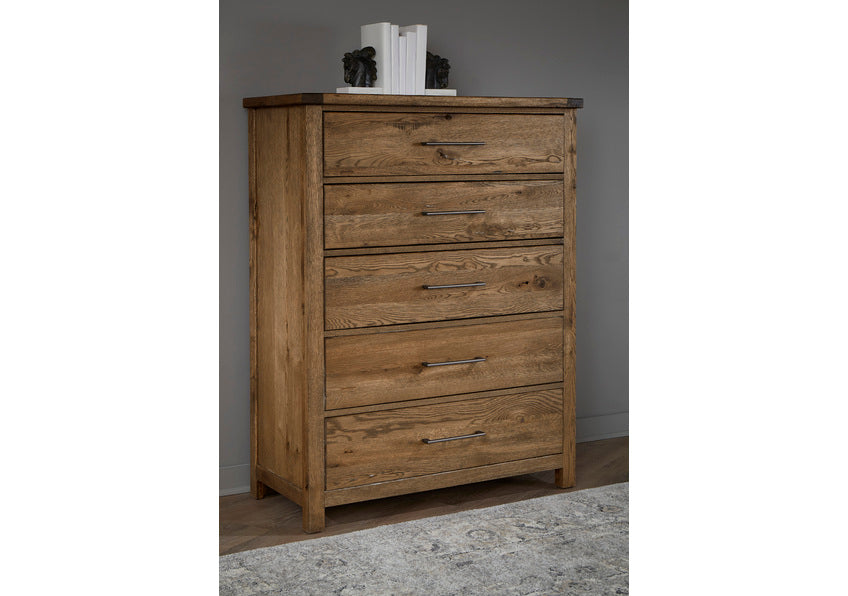 Dovetail 5-Drawer Chest, Natural