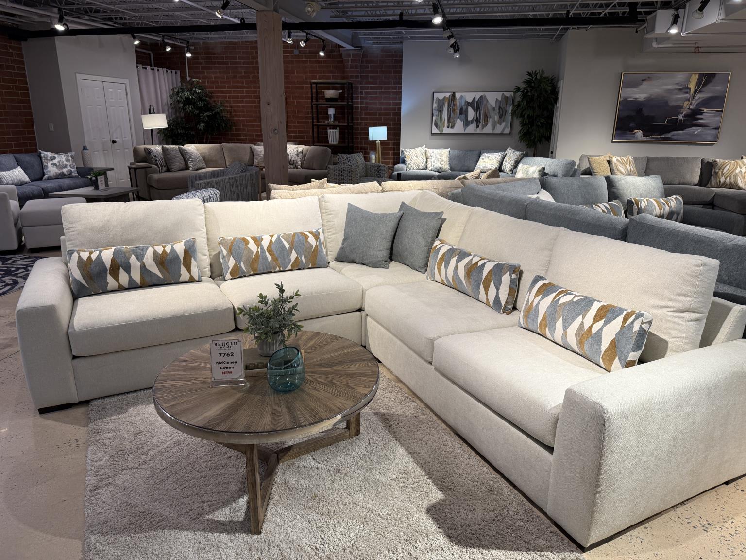McKinney Cotton Sectional Sofa