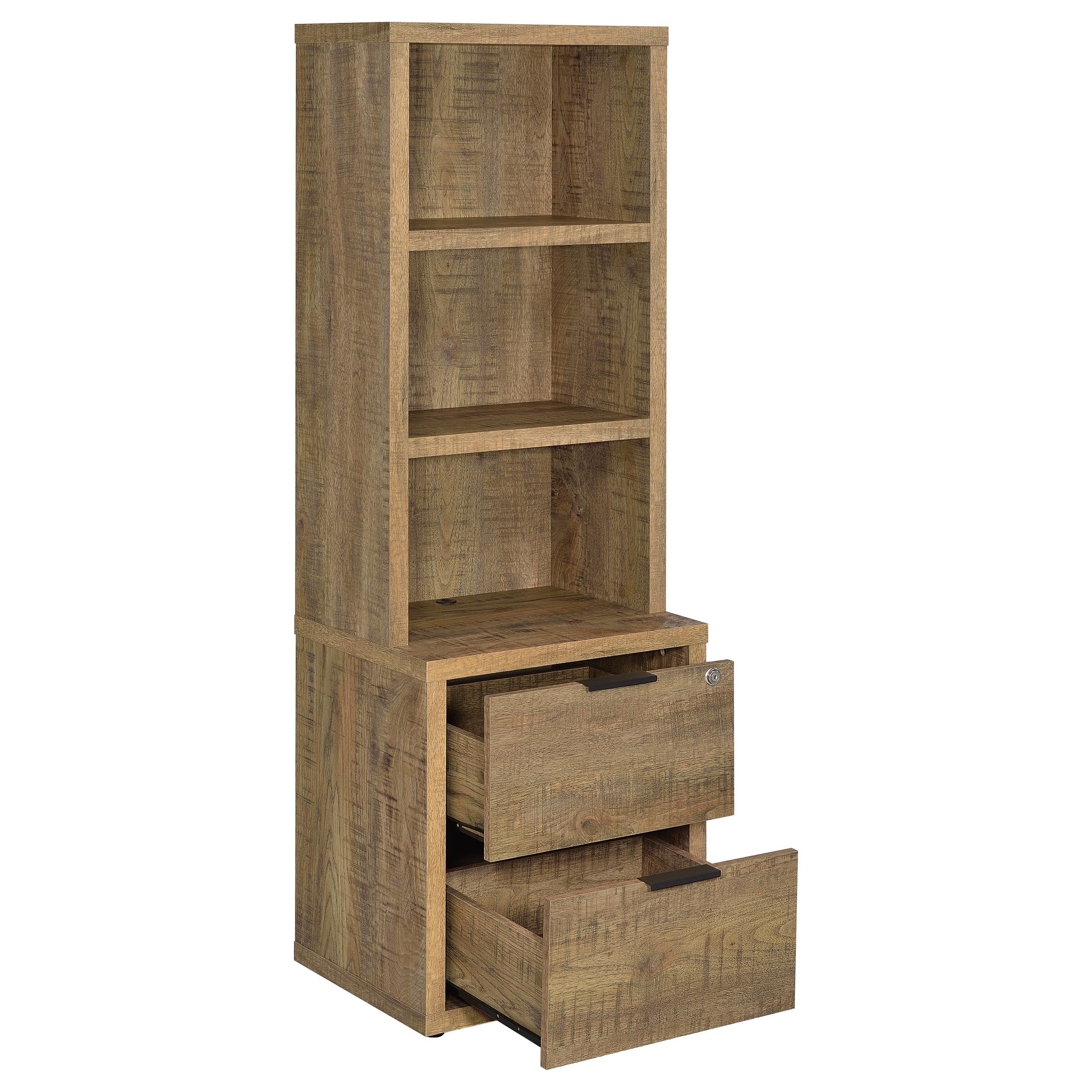Westpark 3-piece Wall Unit Bookcase Set with USB