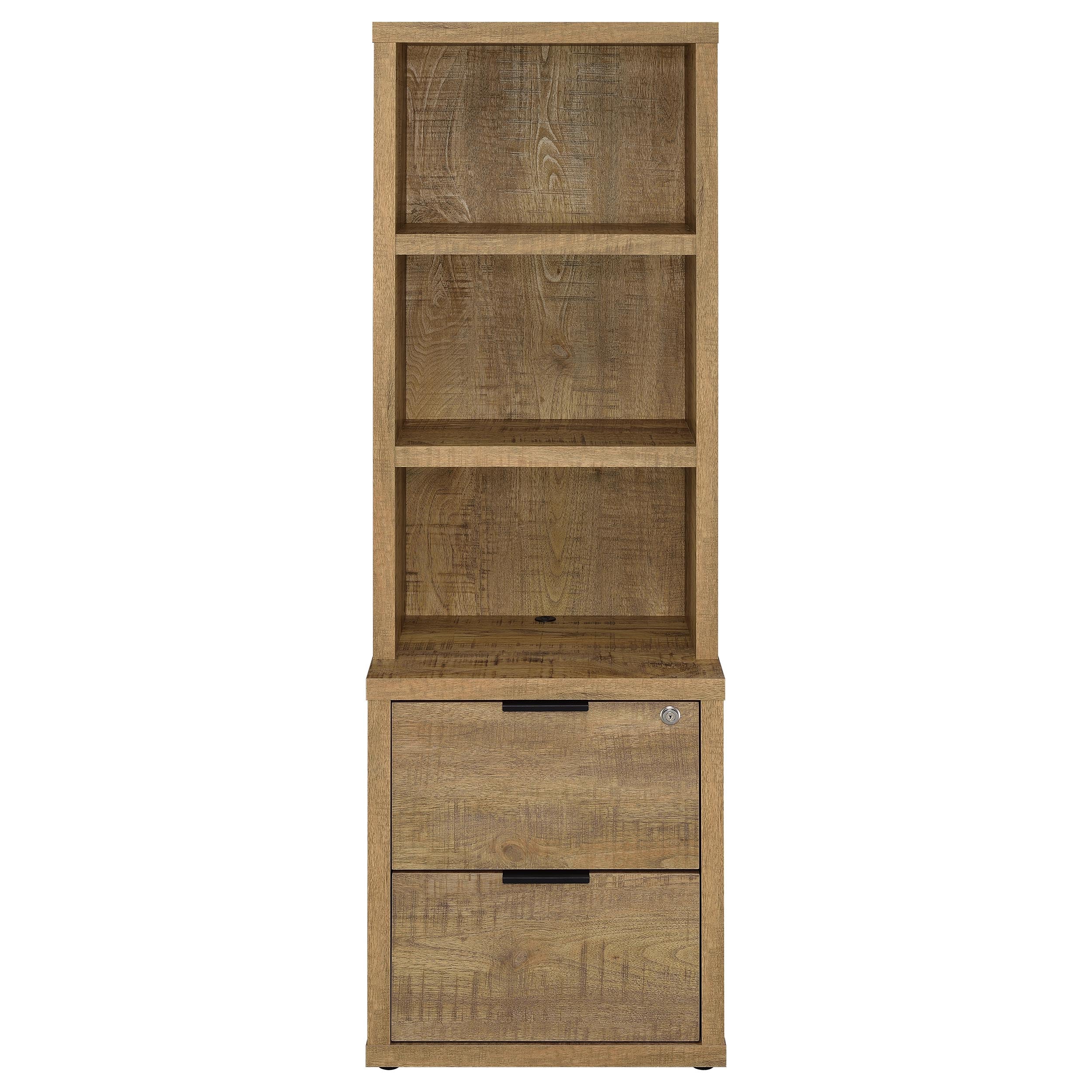 Westpark 3-piece Wall Unit Bookcase Set with USB
