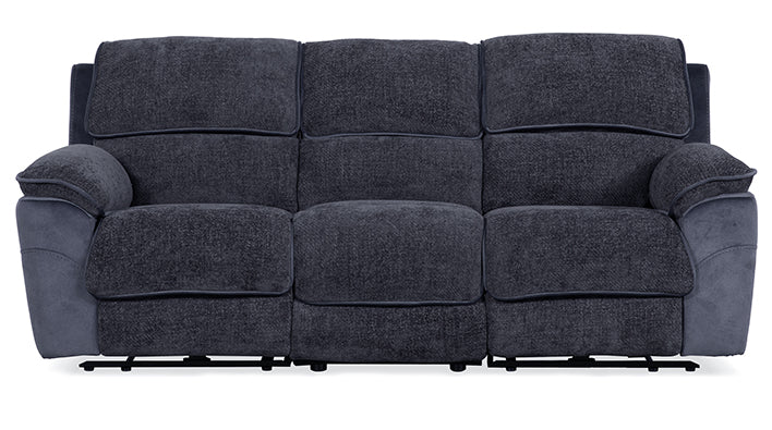 Paris Phantom Ink Power Reclining Sofa and Loveseat Set