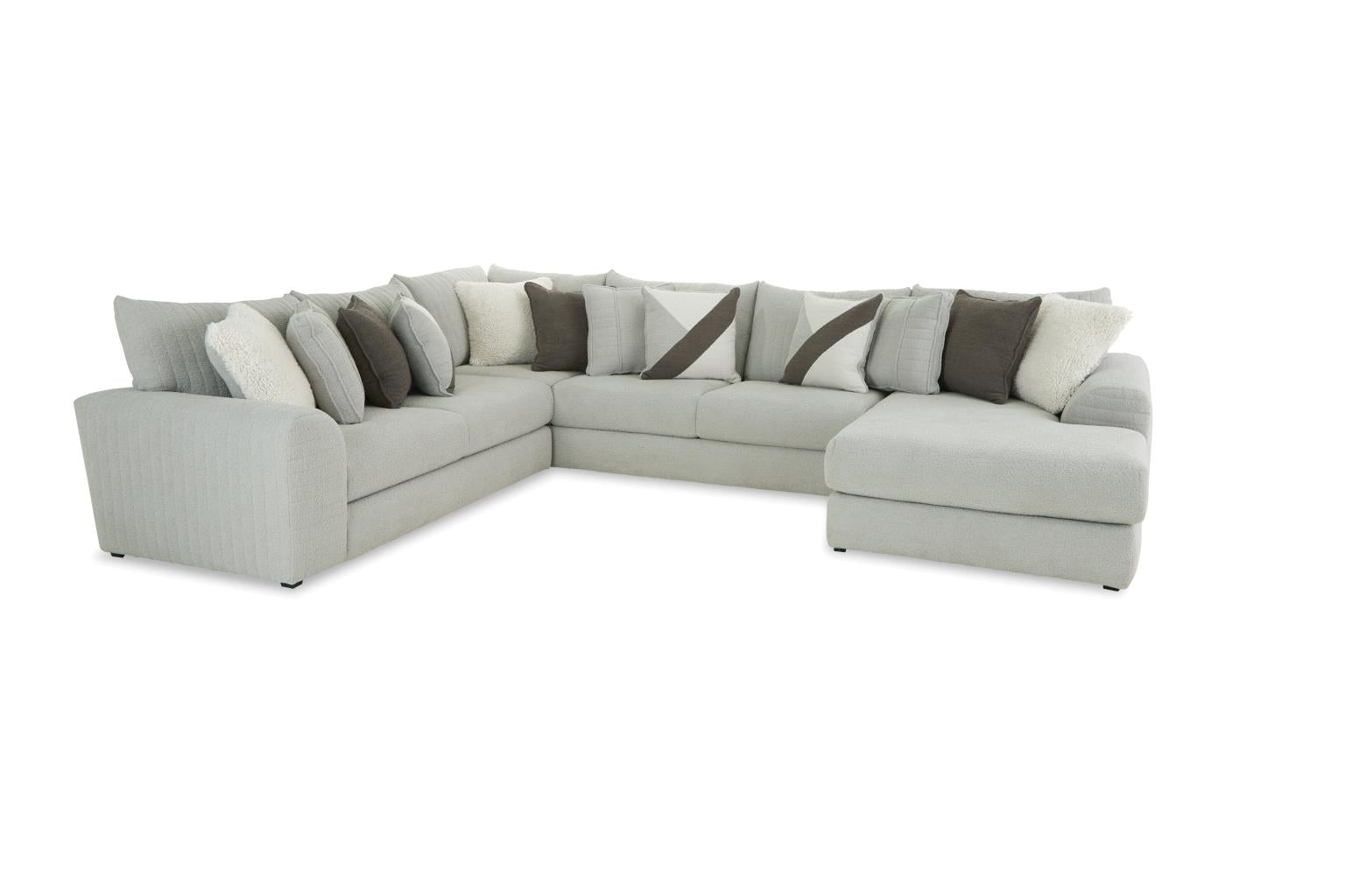 Viking Dove 3-Piece Sectional Sofa