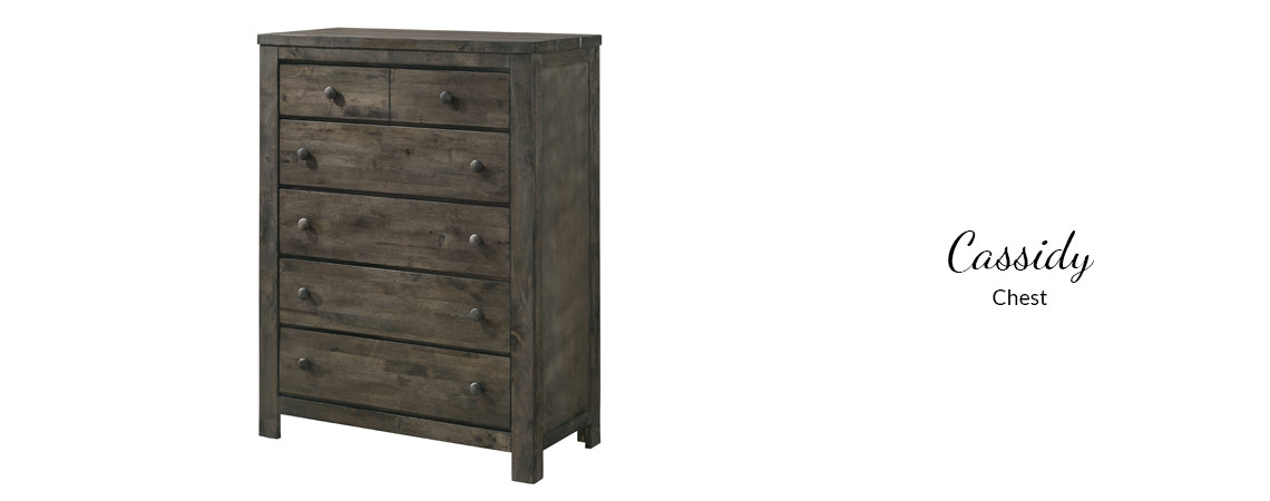 Cassidy 4PC Bedroom Set (Bed, Dresser, Mirror, Nightstand)