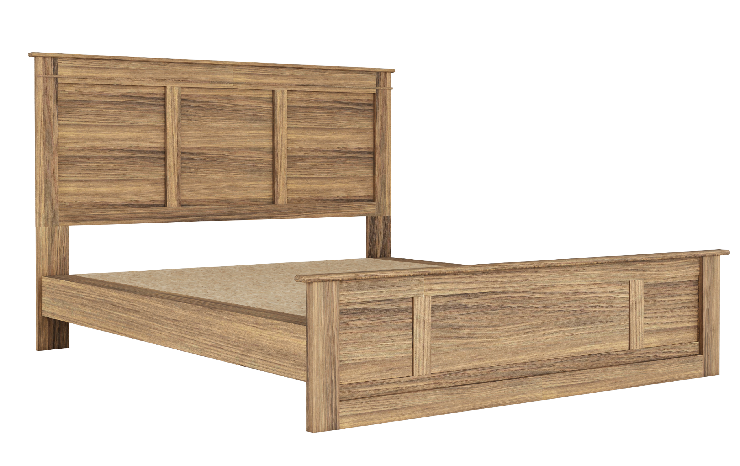 Panel Bed, Queen / King