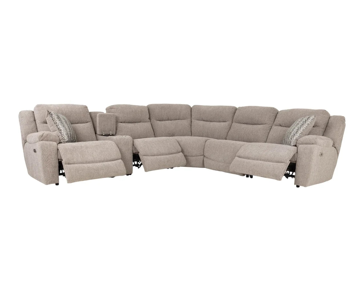 Cleveland Reclining Sectional with Adjustable Headrest