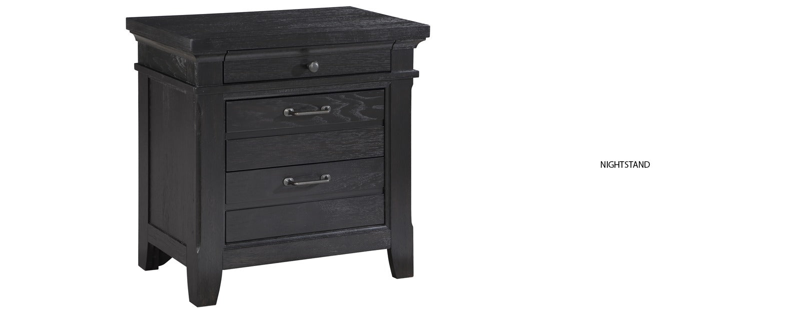 Hollis Black 4-Piece Bedroom Set