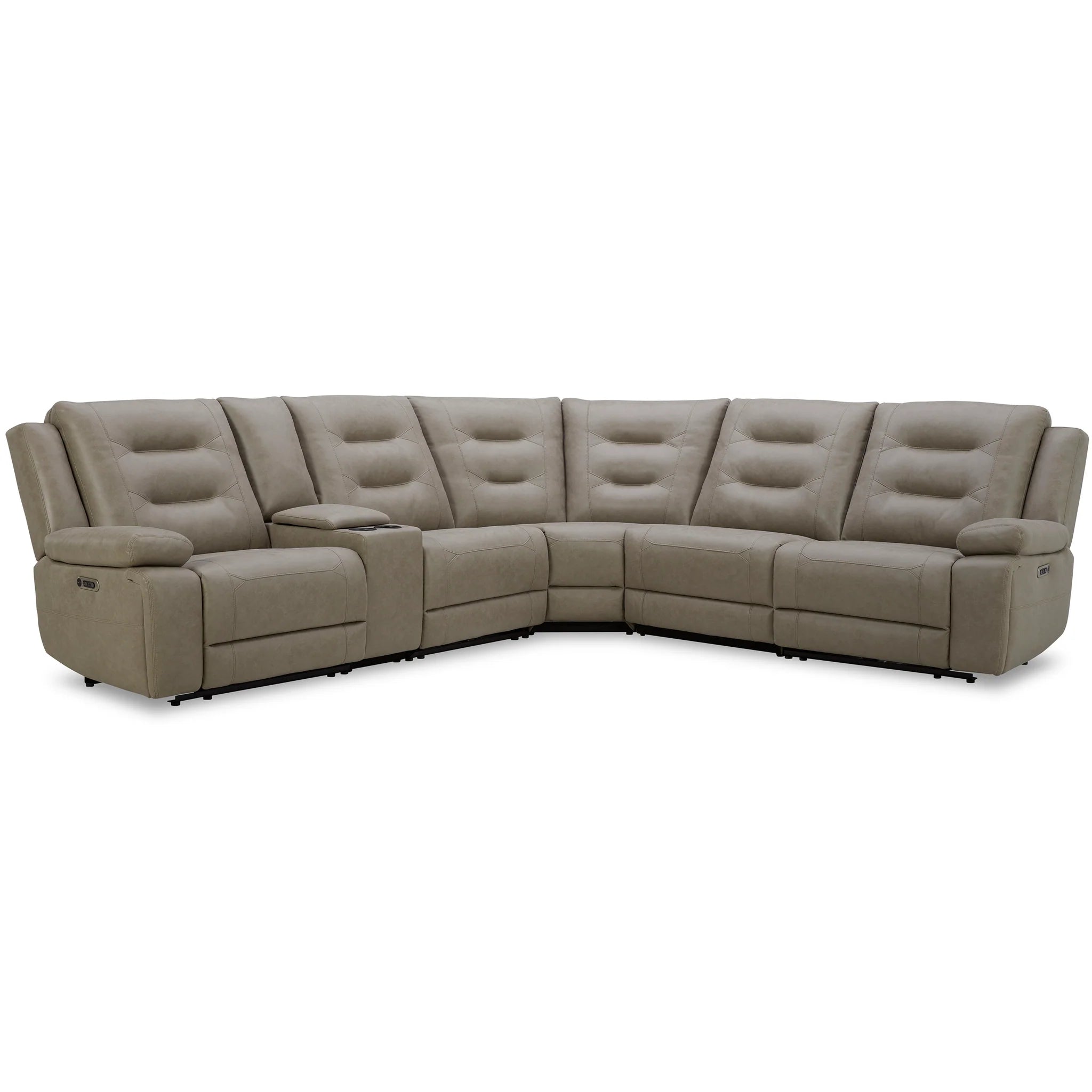 Cali Modular Power Reclining Sectional - Beige 6pc