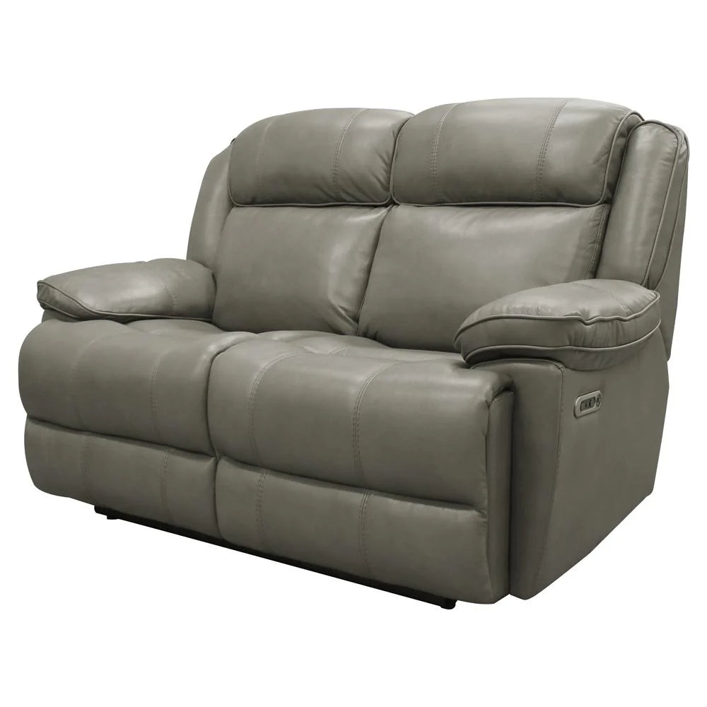 Eclipse Power Reclining Loveseat P2 - Florence Heron Genuine Leather