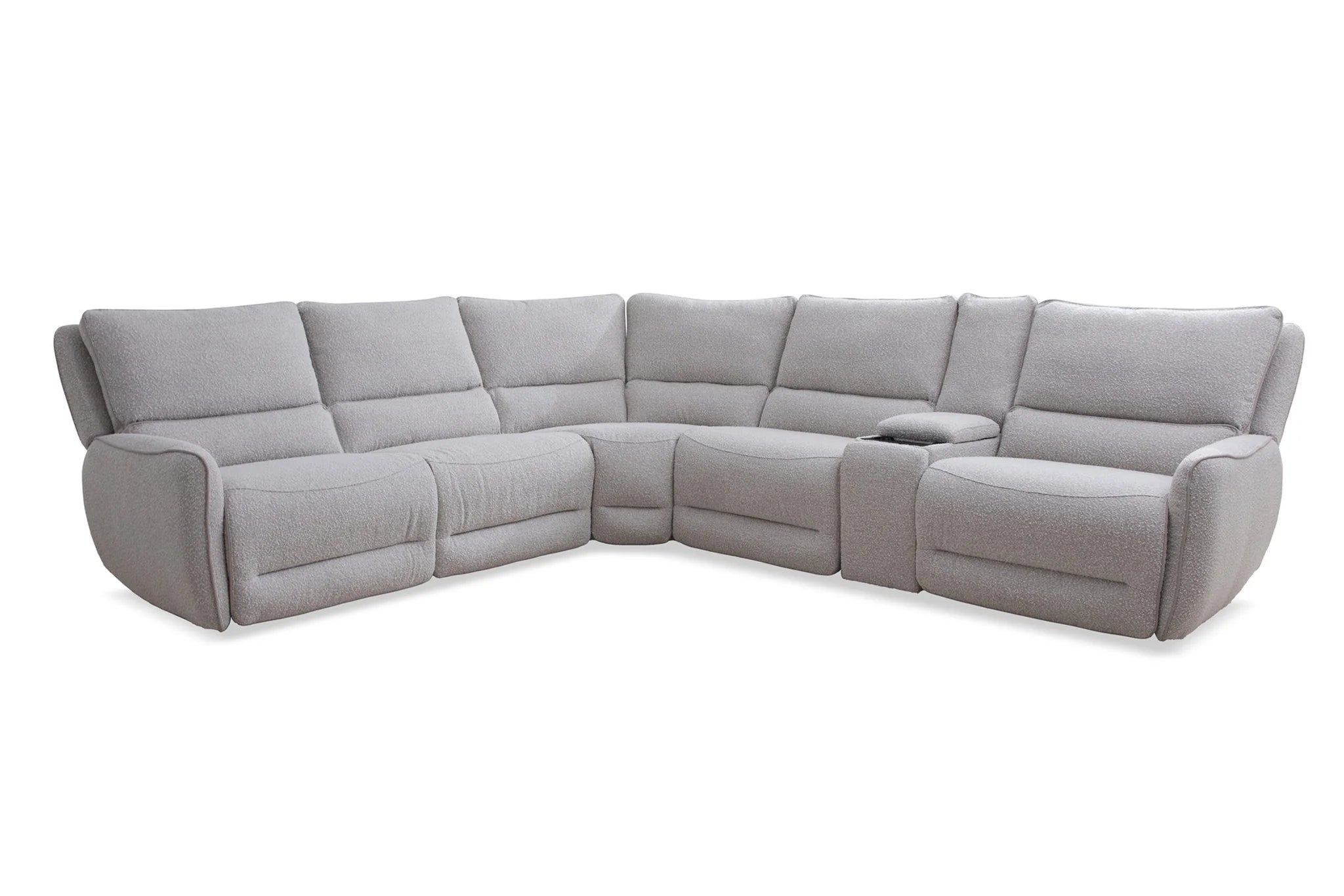 Stellar 6PC Modular Power Reclining Sectional - Bloke Cotton