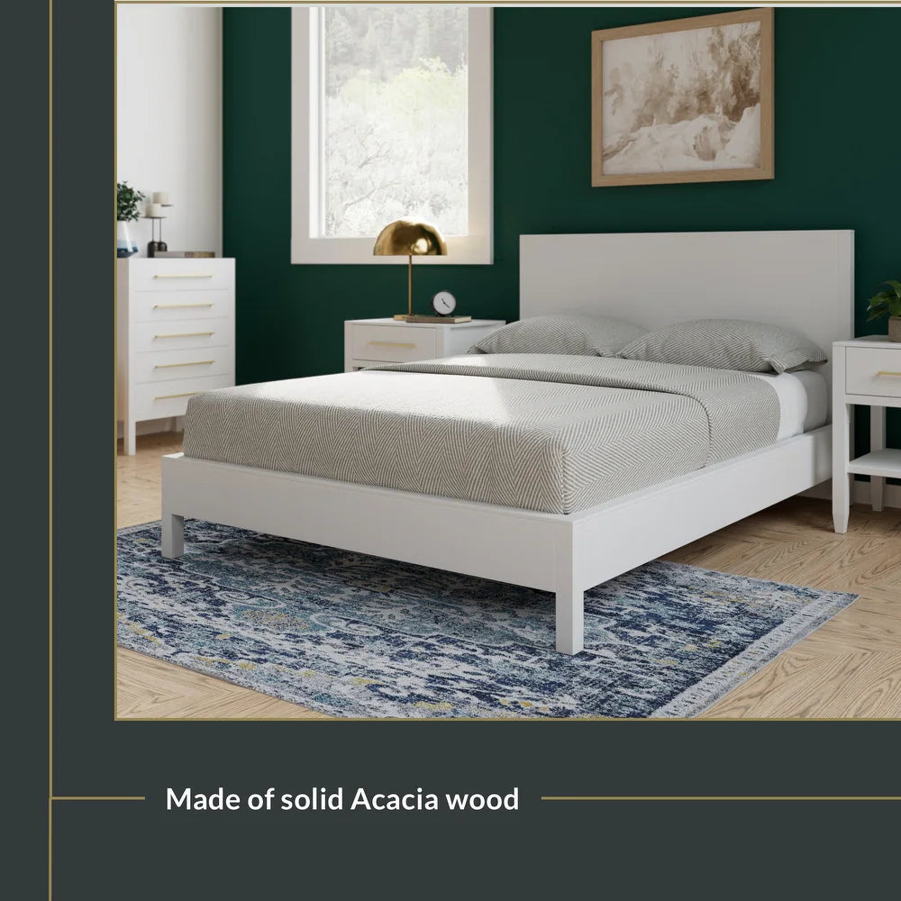 Salt Flat Acacia Wood Platform Bed