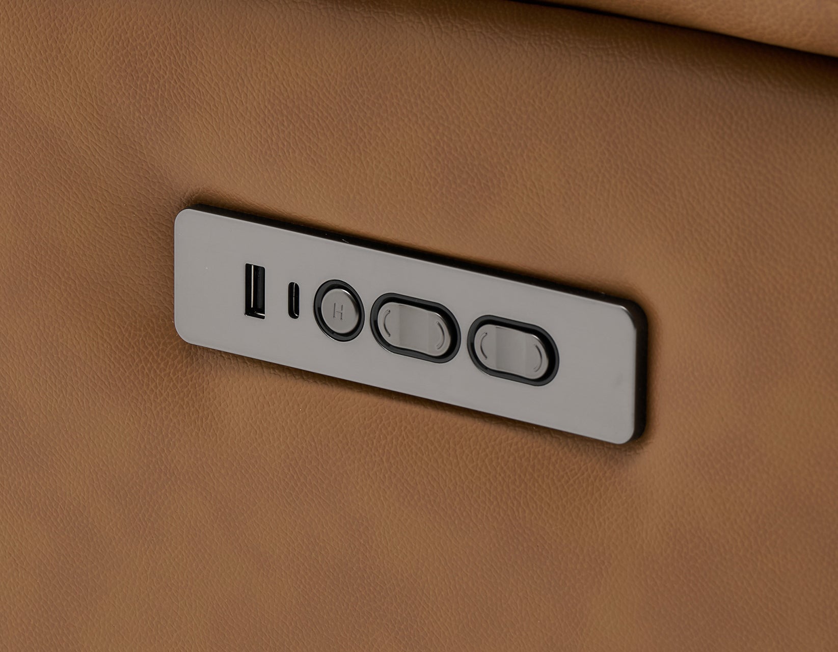 Gatlin Dual-Power Leather 6-Piece Modular Reclining Sectional