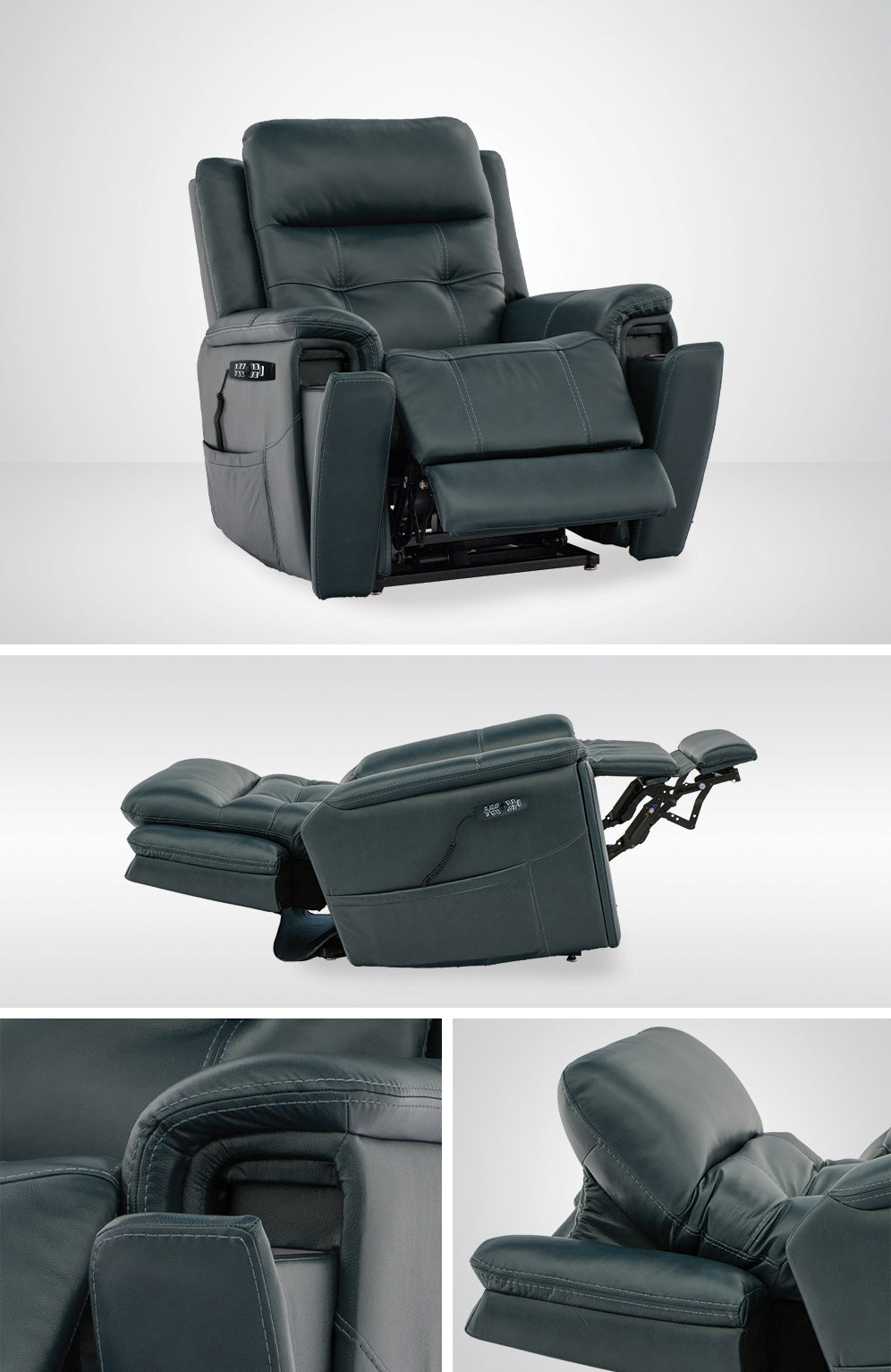 iNFI Elite MM-3975 Lift Chair, Top Grain Leather