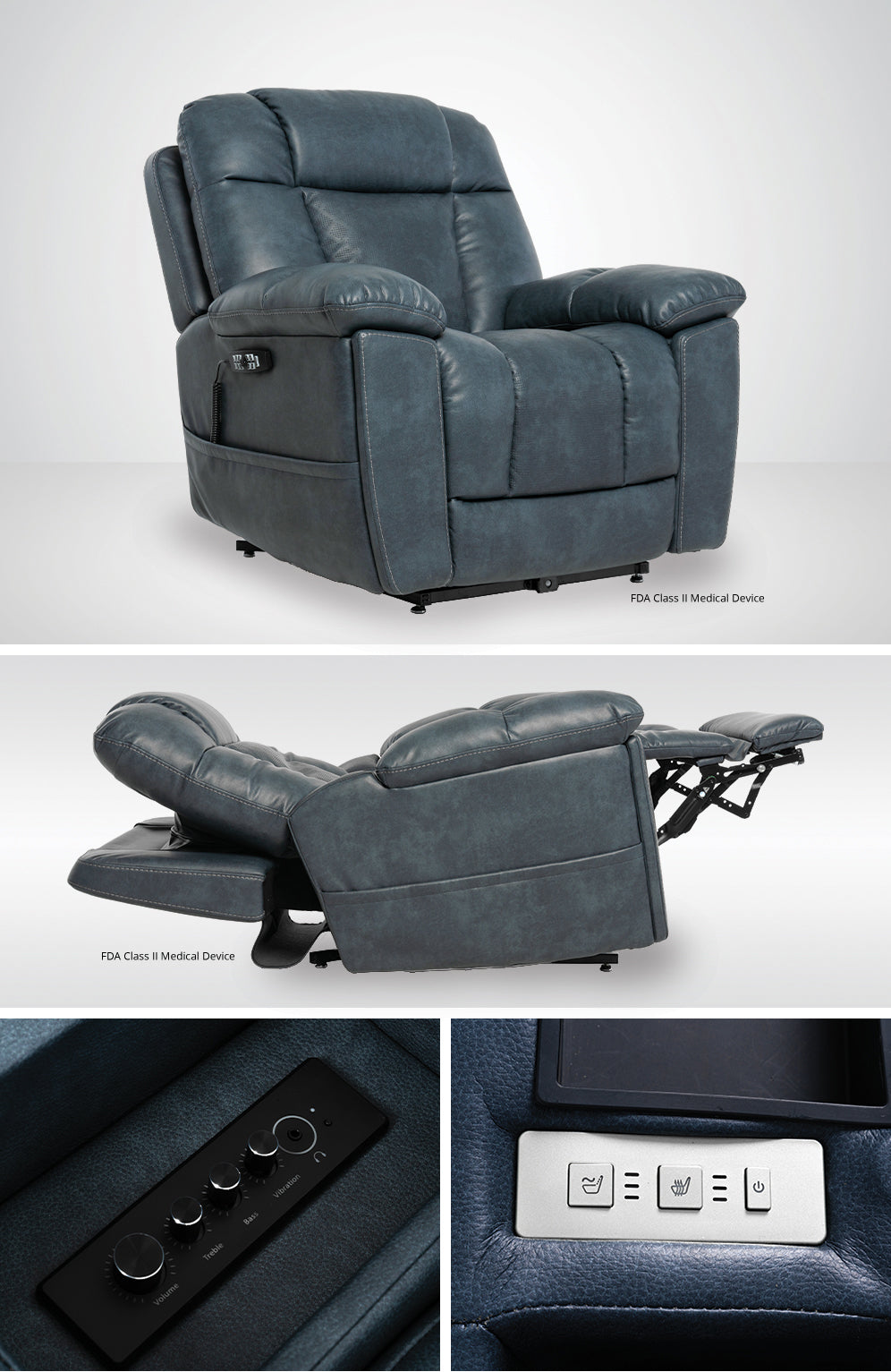 iNFI Immerse MM-8945 Lift Chair, Polyester